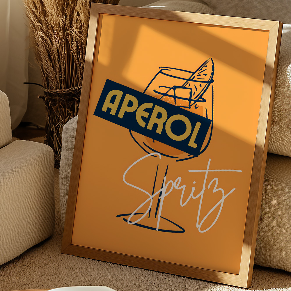 APEROL SPRITZ BAR AND DRINKS POSTER