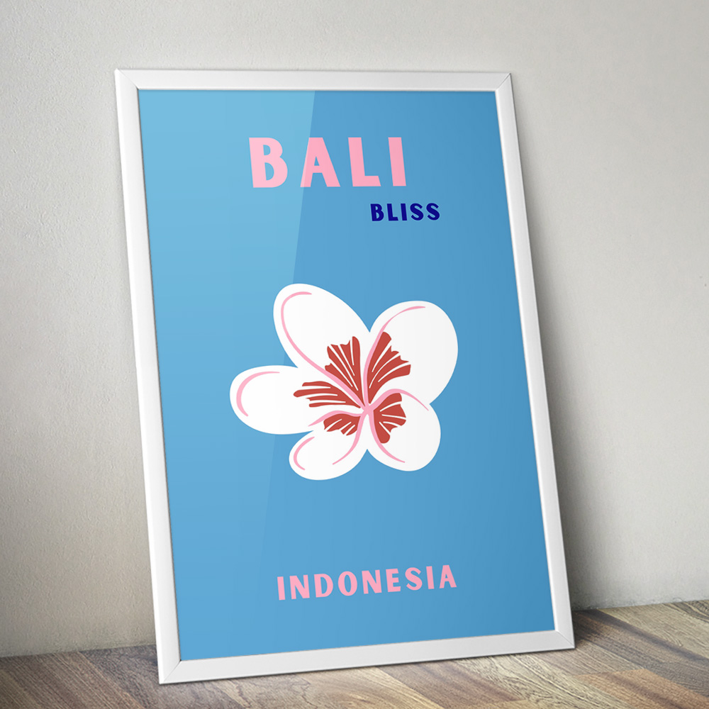 Alternative view of BALI VIBRANT TRAVEL POSTER