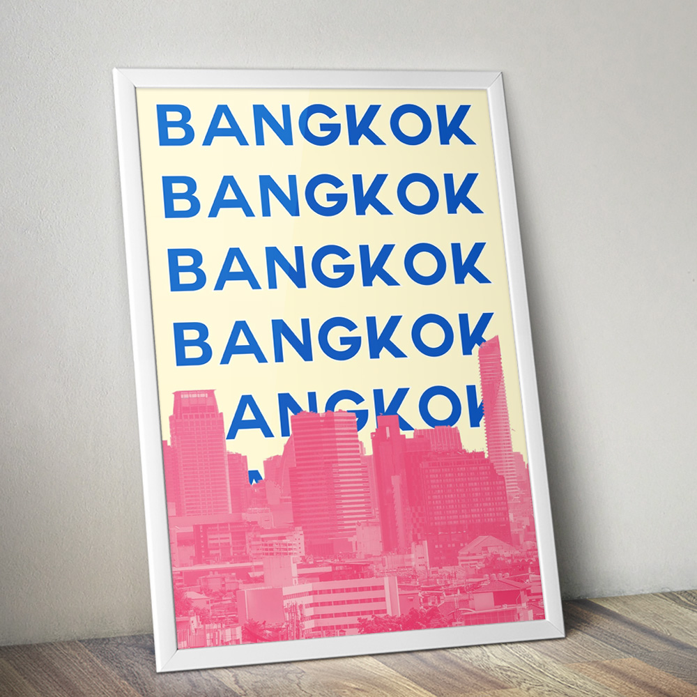Alternative view of BANGKOK VIBRANT TRAVEL POSTER