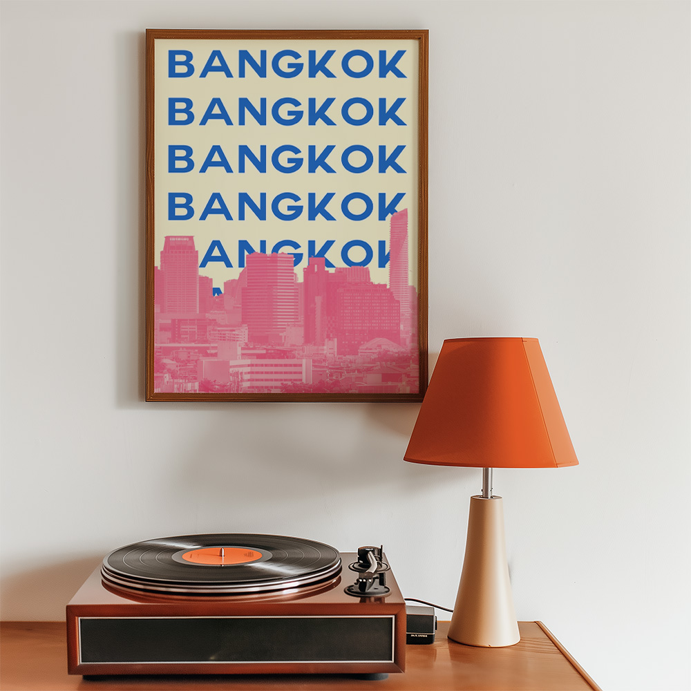 BANGKOK VIBRANT TRAVEL POSTER