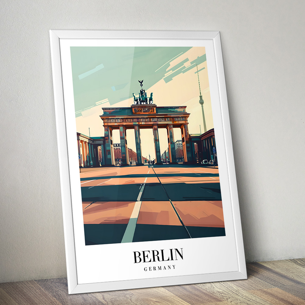 BERLIN VINTAGE TRAVEL POSTER