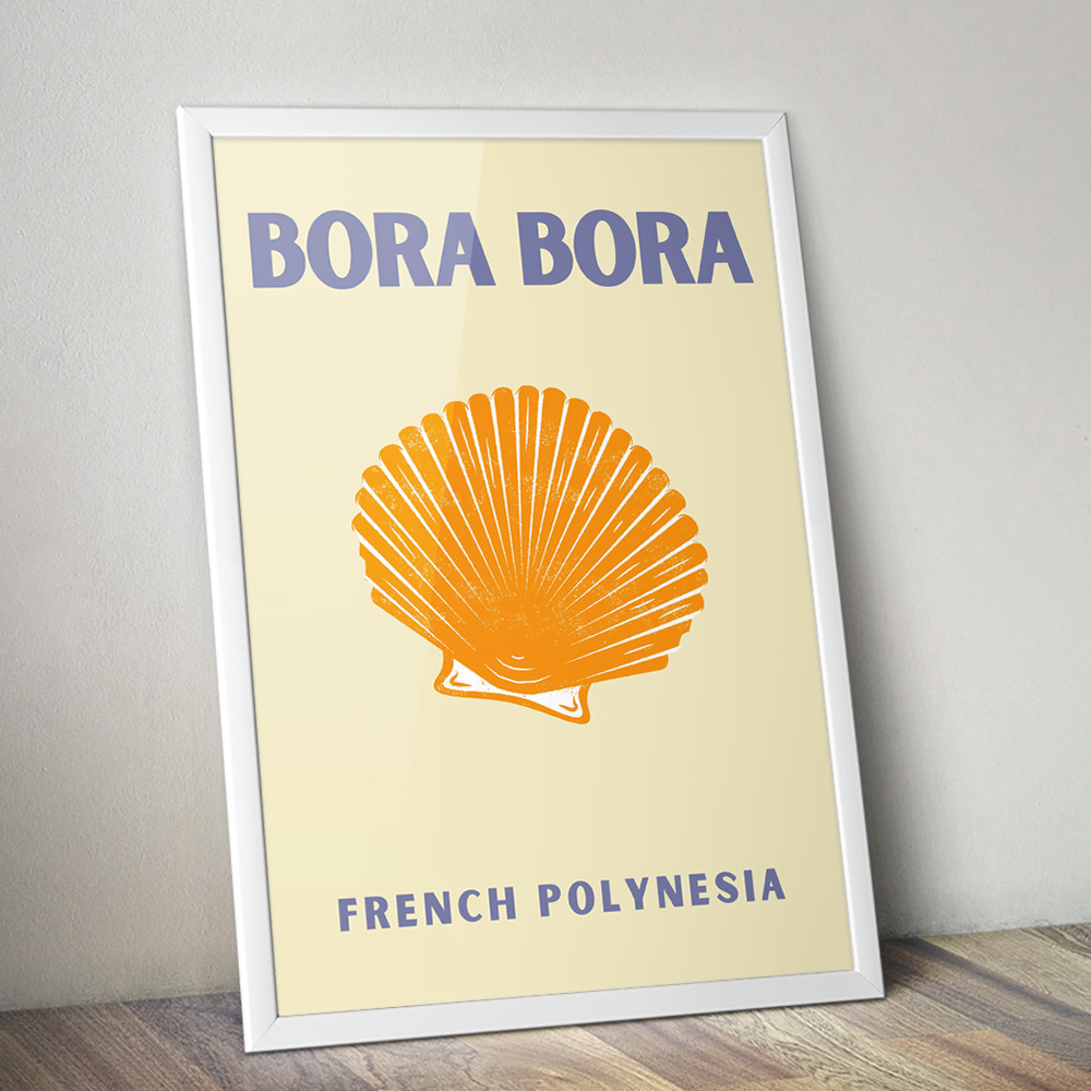 Alternative view of BORA BORA VIBRANT TRAVEL POSTER