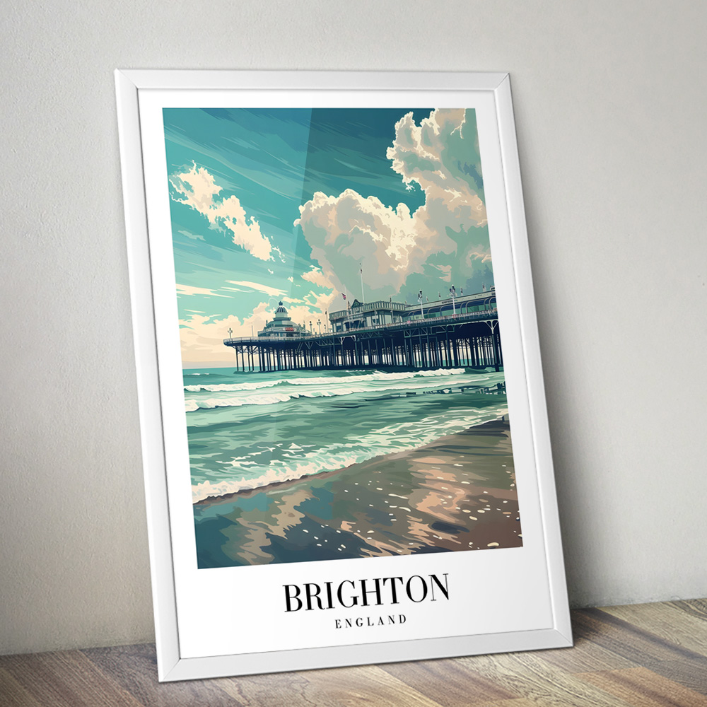 BRIGHTON VINTAGE TRAVEL POSTER
