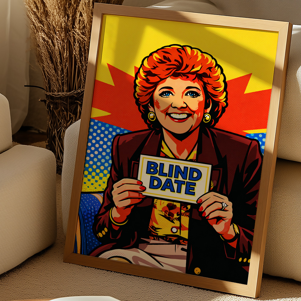 CILLA BLACK MAXIMALIST POP ART STYLE POSTER