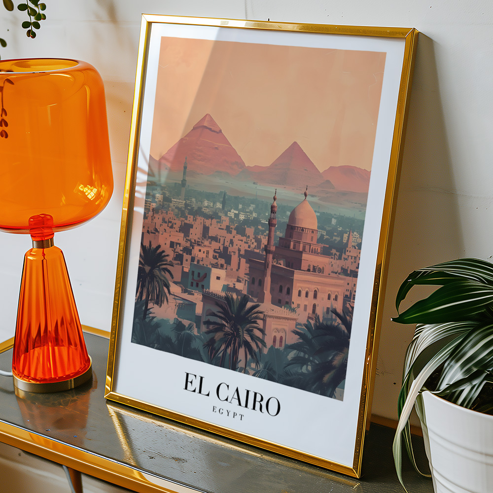 Alternative view of CARIO VINTAGE TRAVEL POSTER