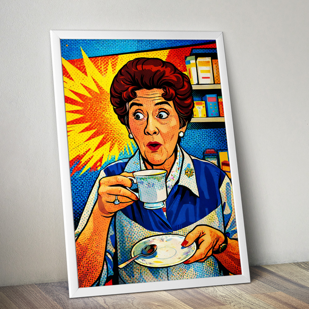 Alternative view of DOT COTTON MAXIMALIST POP ART STYLE POSTER