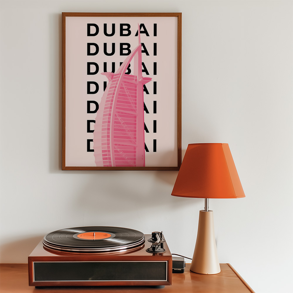 DUBAI VIBRANT TRAVEL POSTER