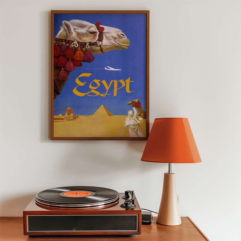 EGYPT VINTAGE TRAVEL ADVERT POSTER