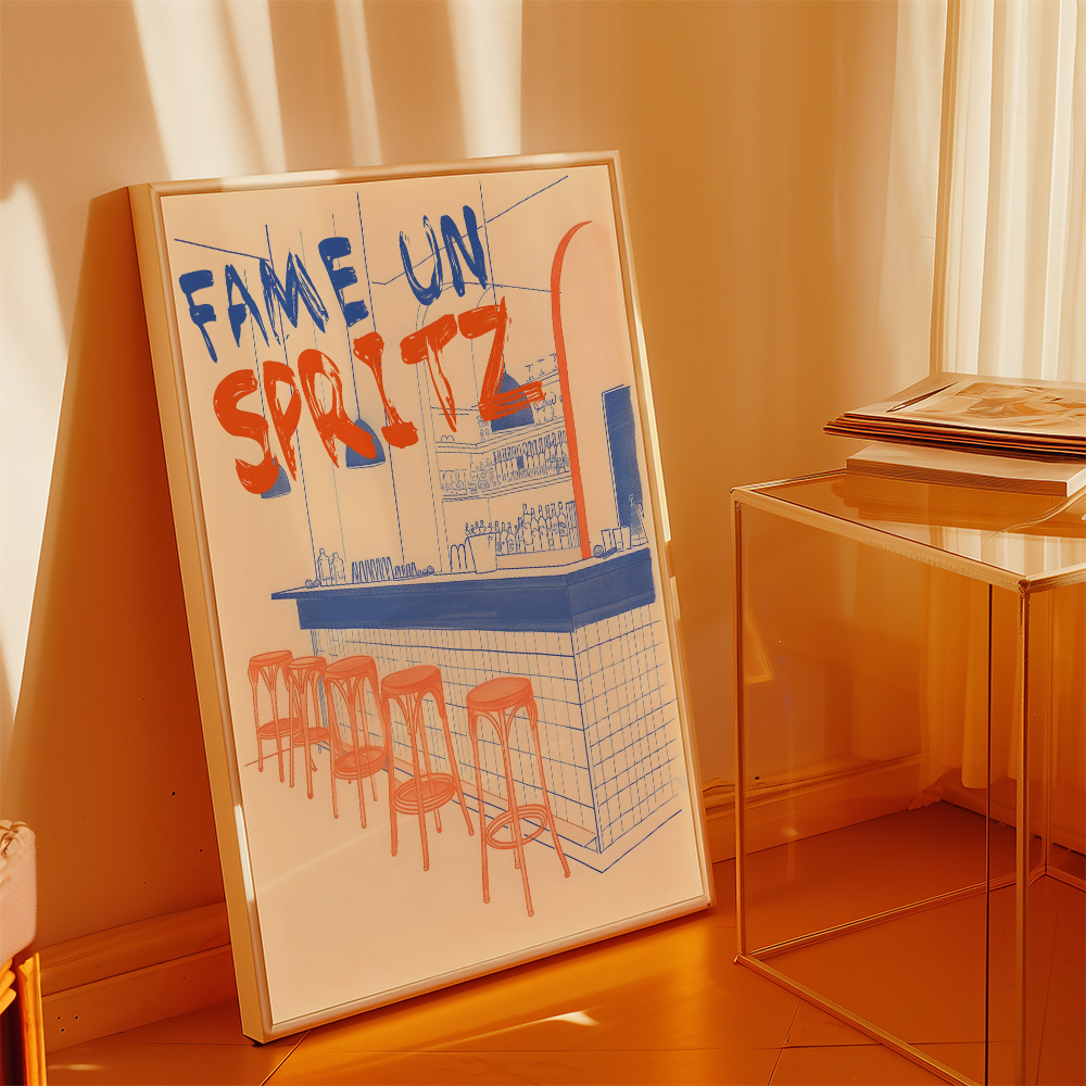 Alternative view of FAME UN SPRITZ BAR AND DRINKS POSTER