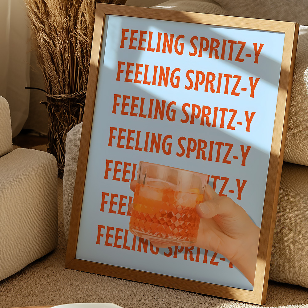 FEELING SPRITZY BAR AND DRINKS POSTER