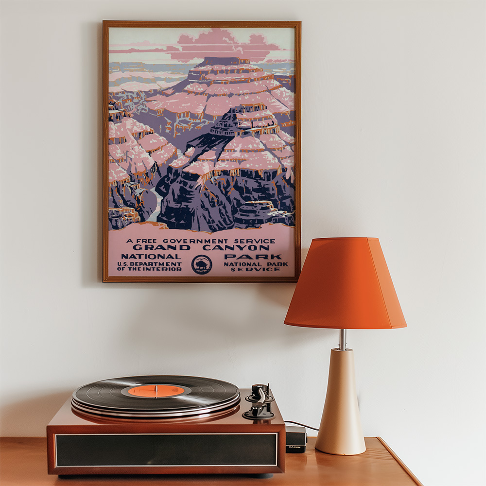 GRAND CANYON VINTAGE TRAVEL ADVERT POSTER