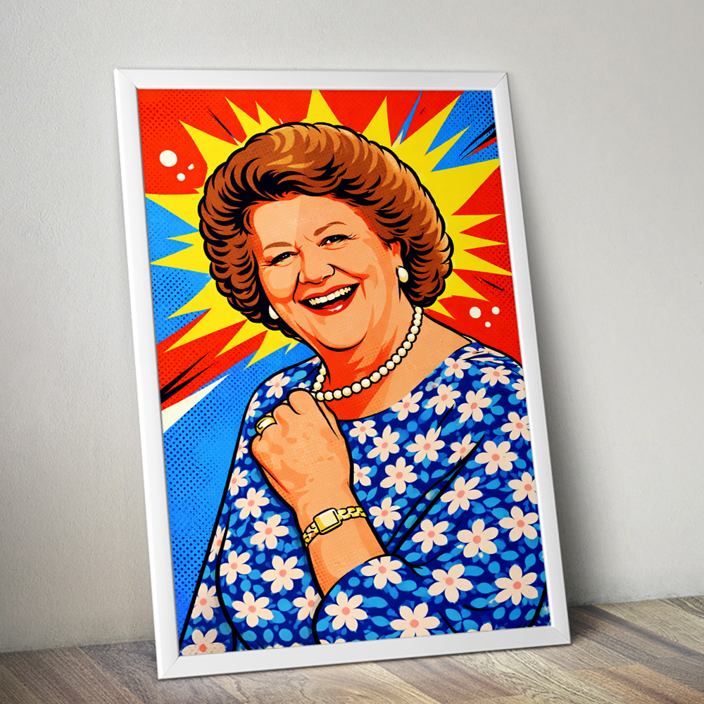 Alternative view of HYACINTH BUCKET MAXIMALIST POP ART STYLE POSTER