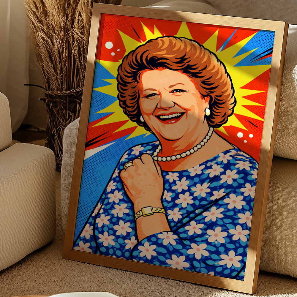 HYACINTH BUCKET MAXIMALIST POP ART STYLE POSTER