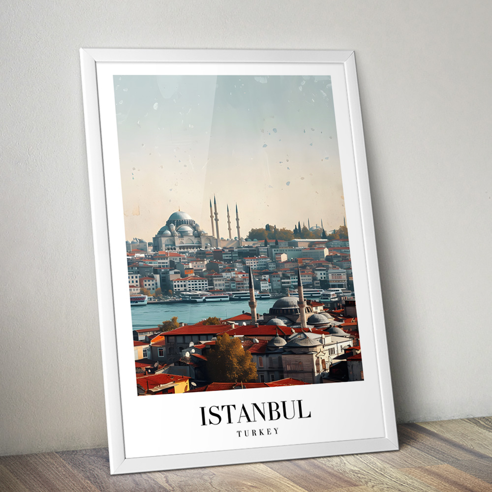 ISTANBUL VINTAGE TRAVEL POSTER