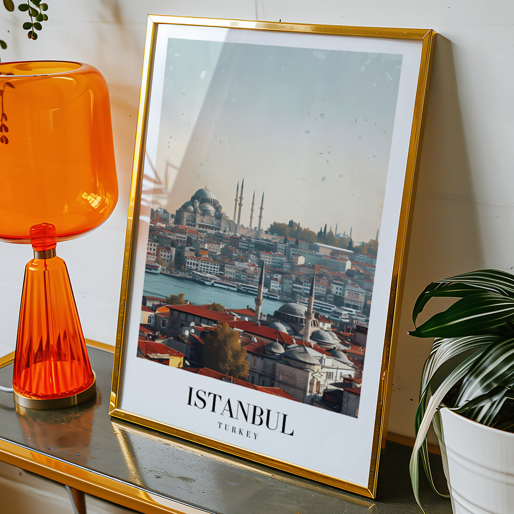 Alternative view of ISTANBUL VINTAGE TRAVEL POSTER