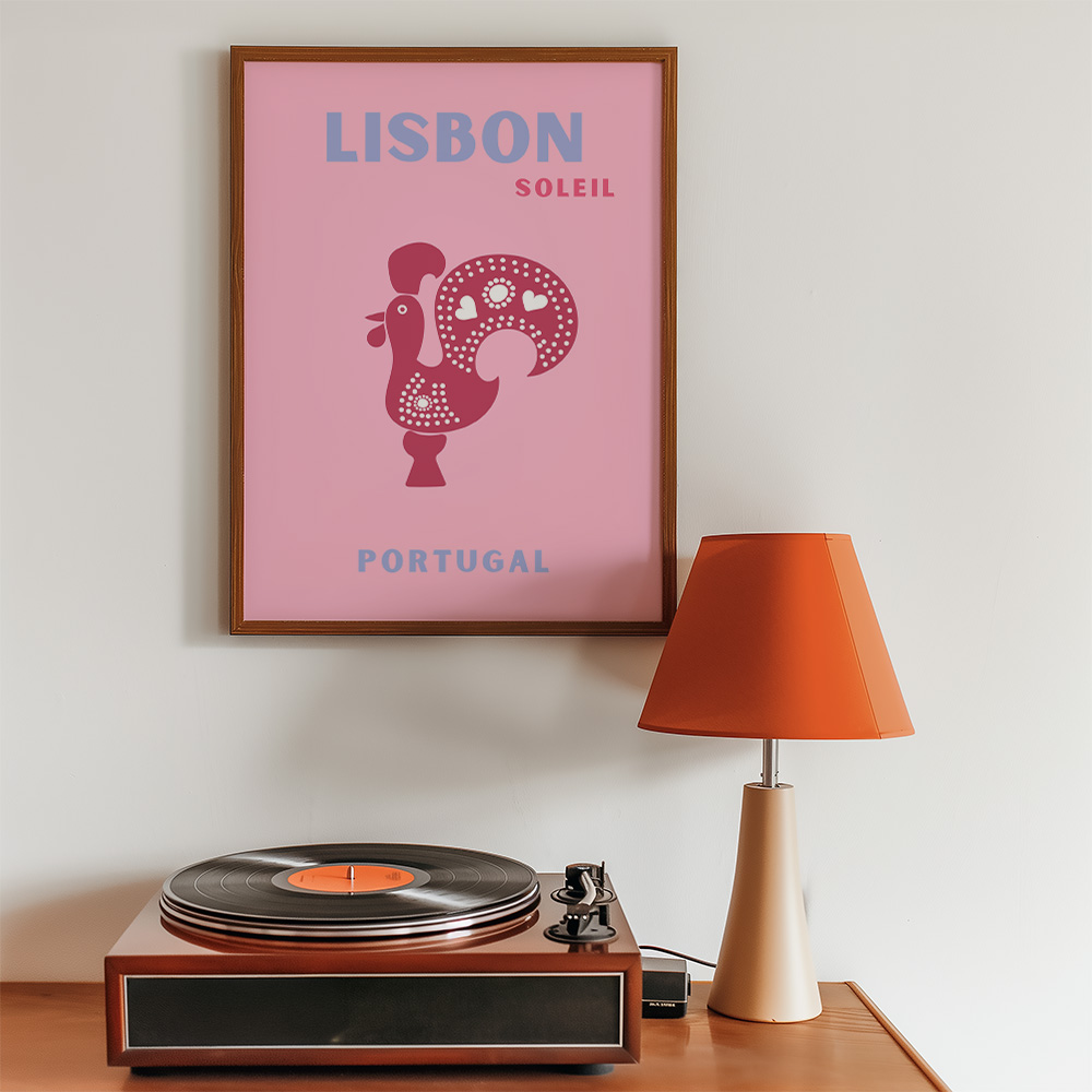 LISBON VIBRANT TRAVEL POSTER