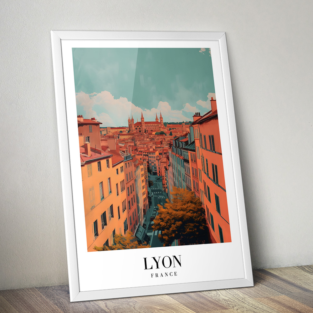 LYON VINTAGE TRAVEL POSTER