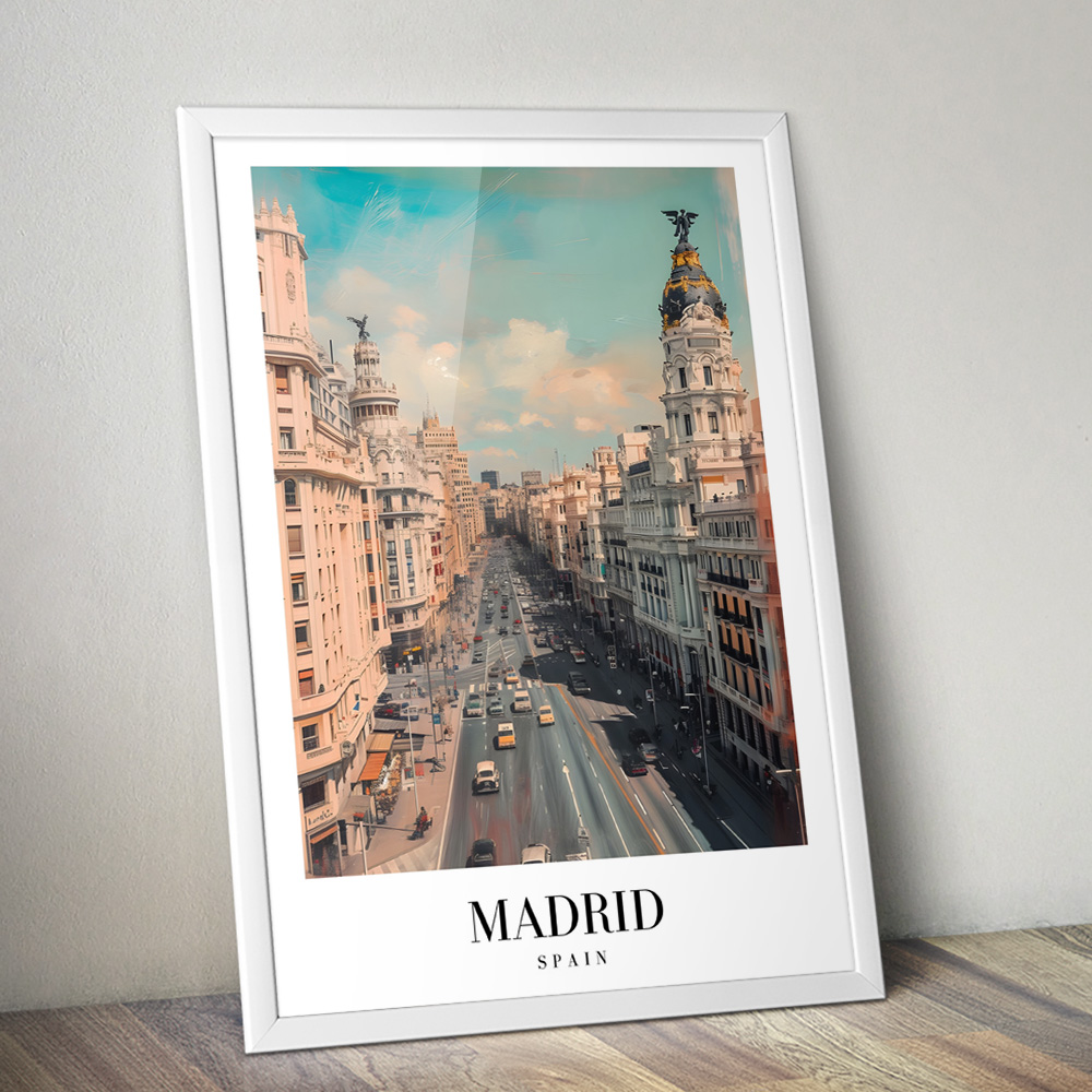 MADRID VINTAGE TRAVEL POSTER
