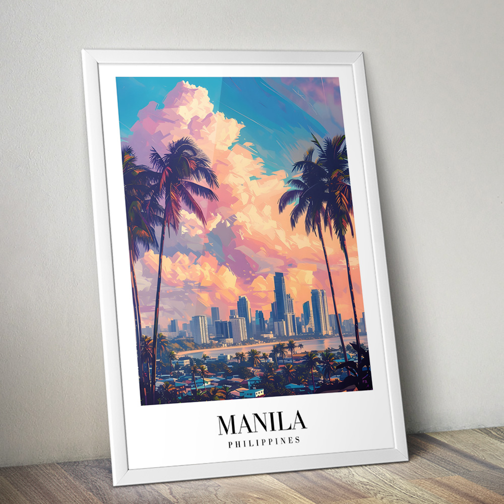MANILA VINTAGE TRAVEL POSTER