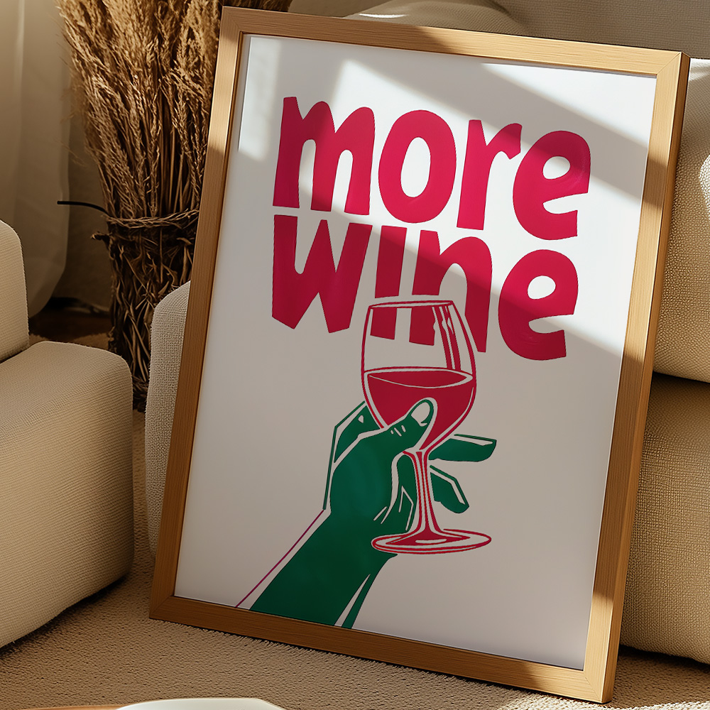 MORE WINE BAR AND DRINKS POSTER