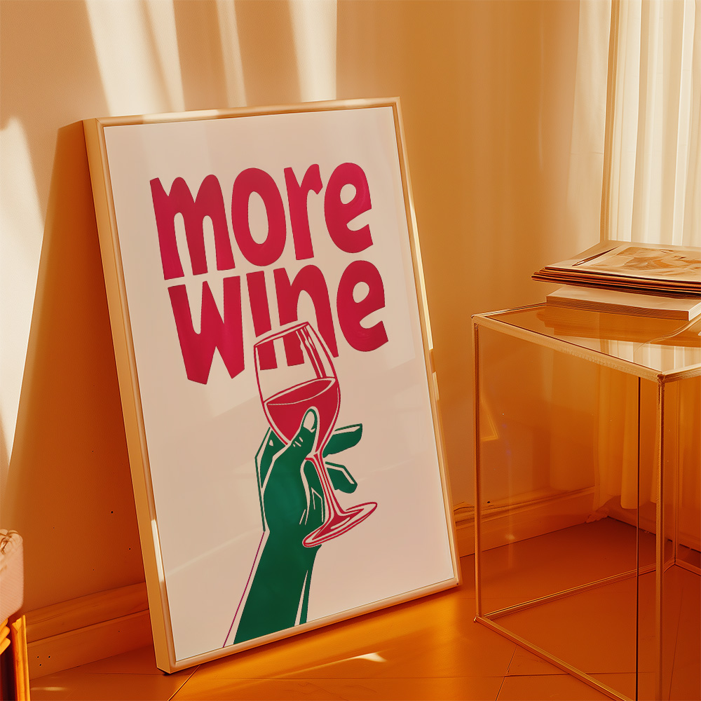Alternative view of MORE WINE BAR AND DRINKS POSTER