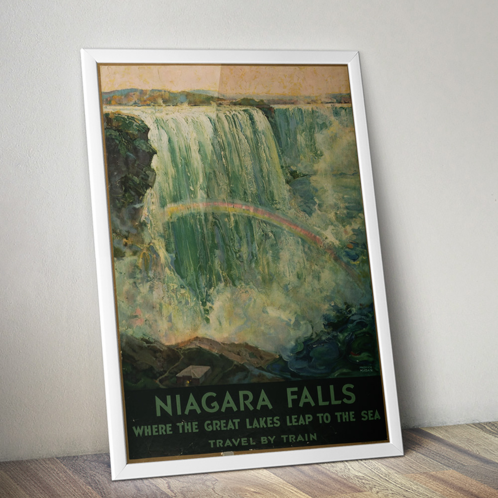 Alternative view of NIAGARA FALLS VINTAGE TRAVEL ADVERT POSTER