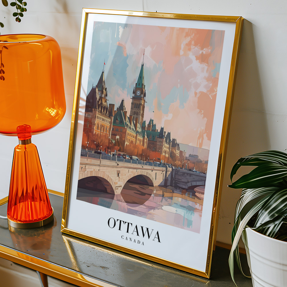 Alternative view of OTTOWA 2 VINTAGE TRAVEL POSTER
