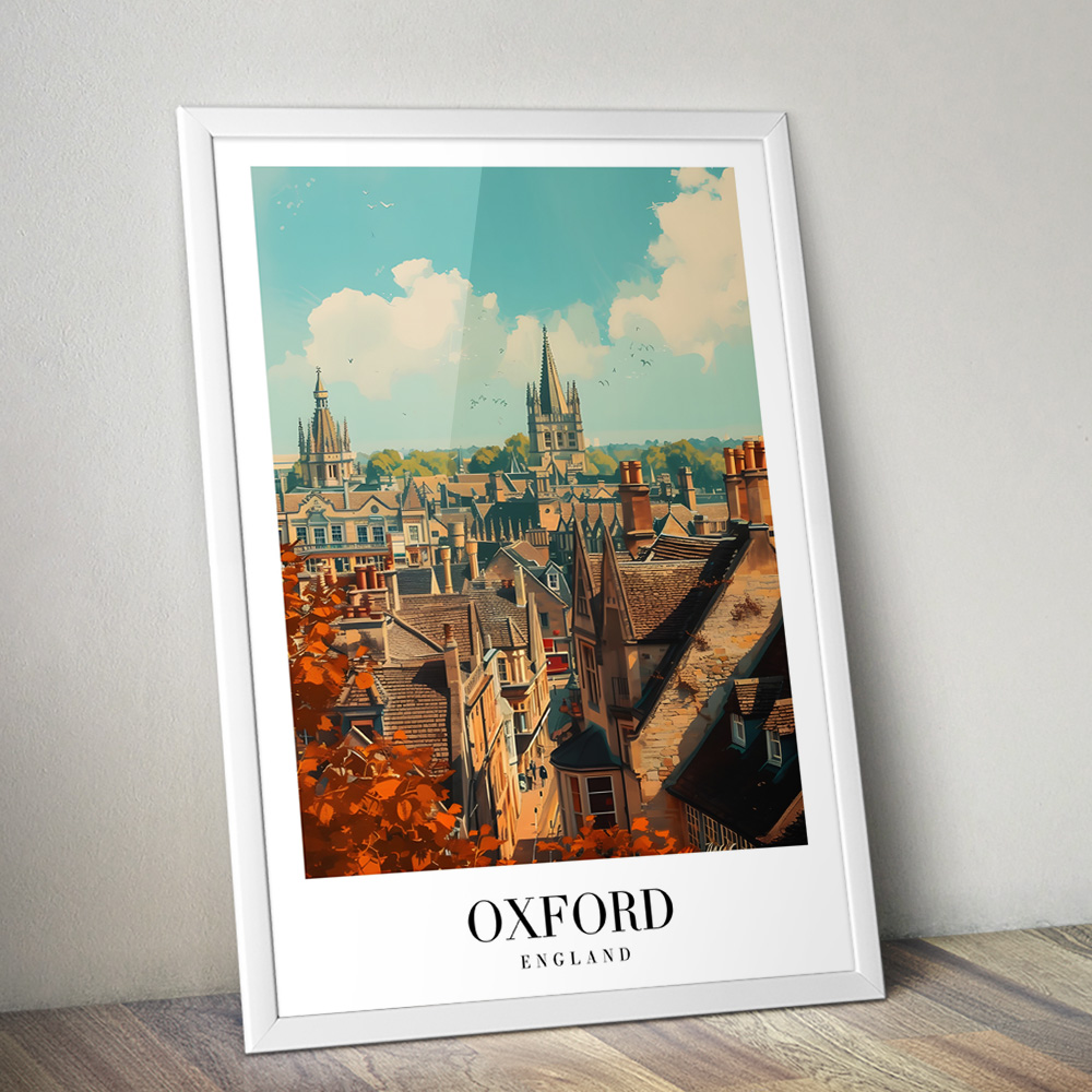 OXFORD VINTAGE TRAVEL POSTER