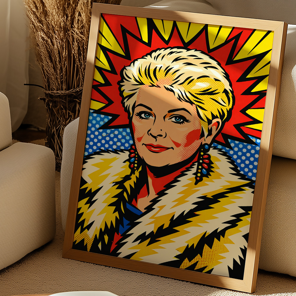PAT BUTCHER MAXIMALIST POP ART STYLE POSTER