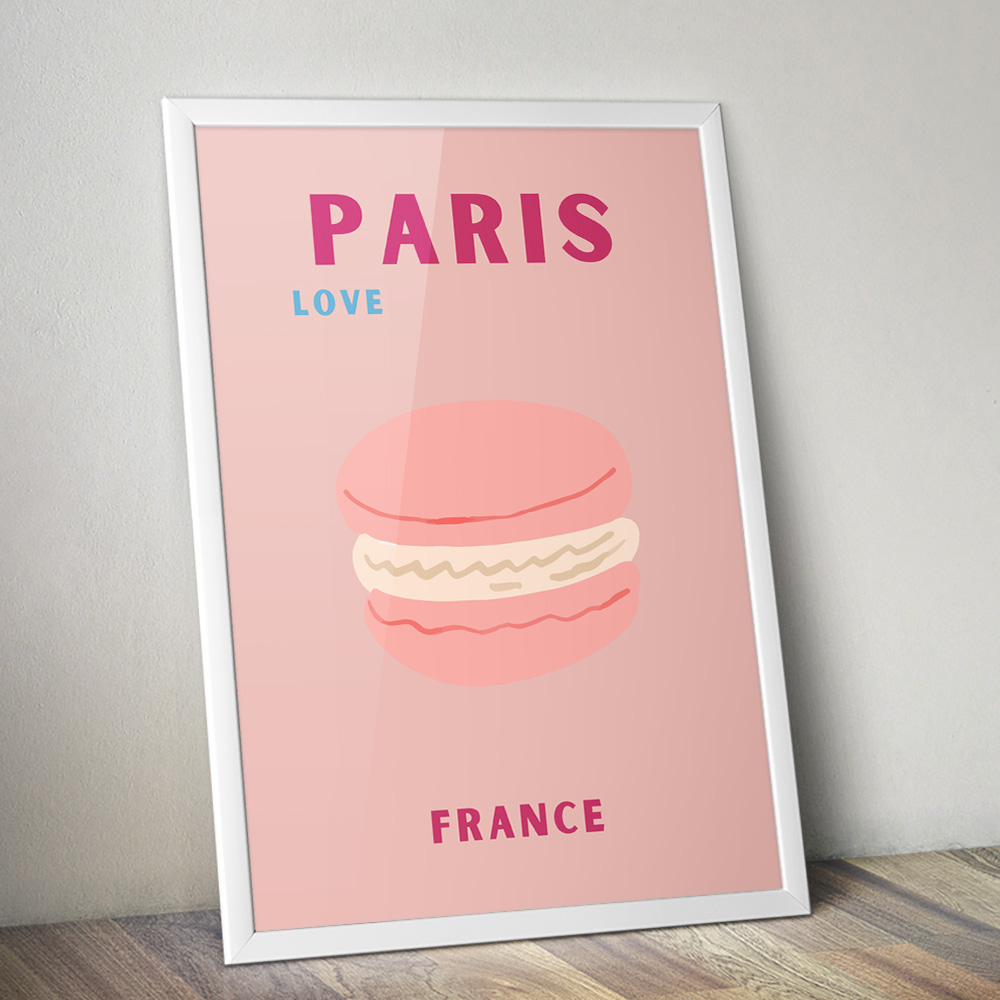 Alternative view of PARIS VIBRANT TRAVEL POSTER