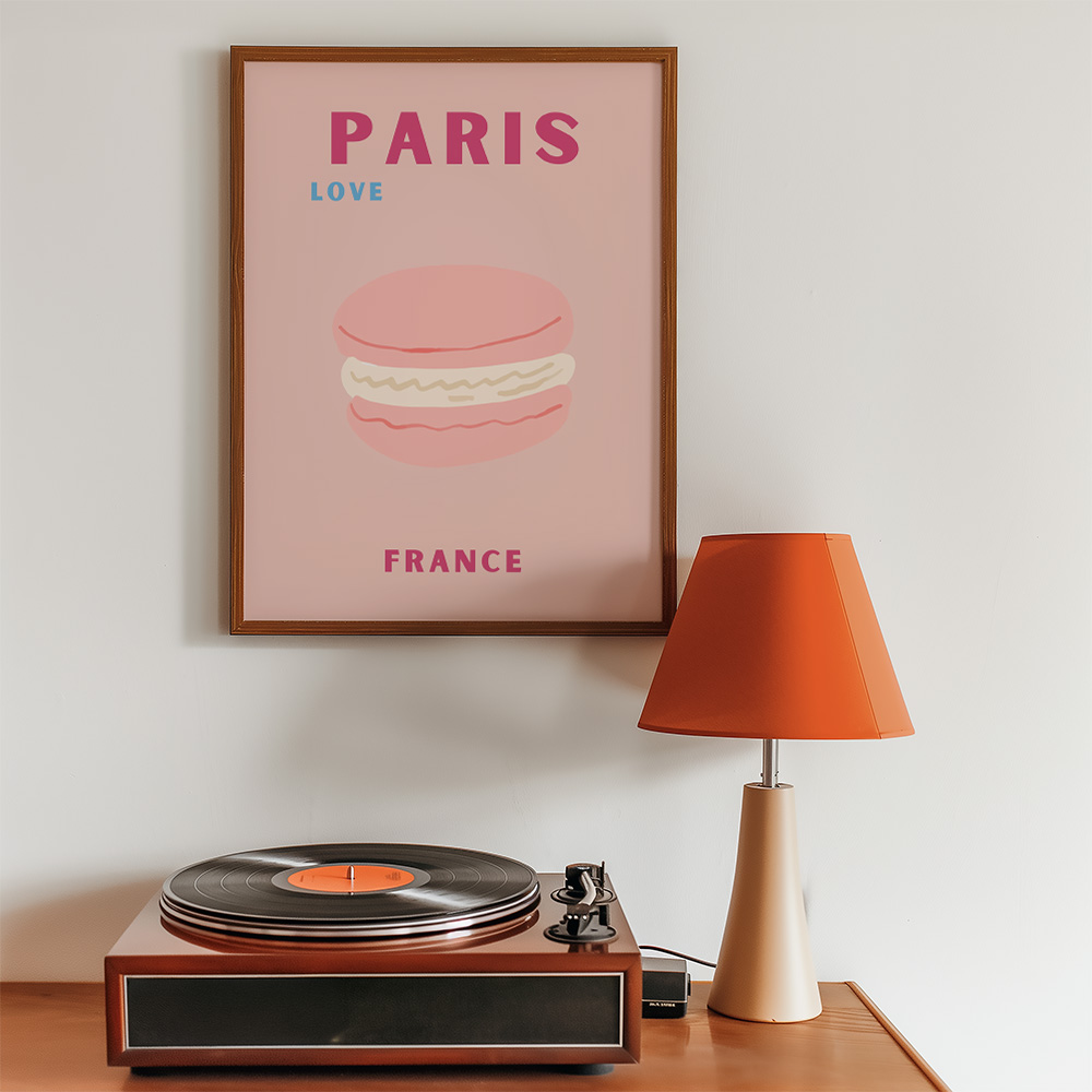 PARIS VIBRANT TRAVEL POSTER