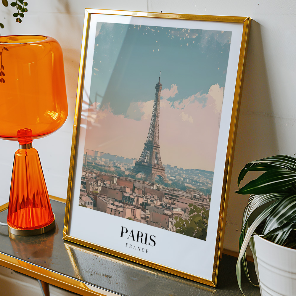 Alternative view of PARIS VINTAGE TRAVEL POSTER