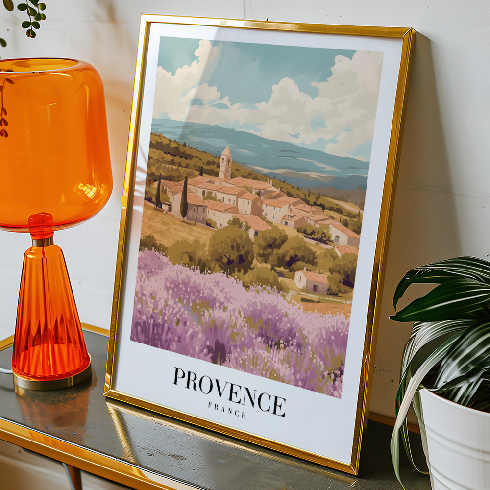 Alternative view of PROVENCE VINTAGE TRAVEL POSTER