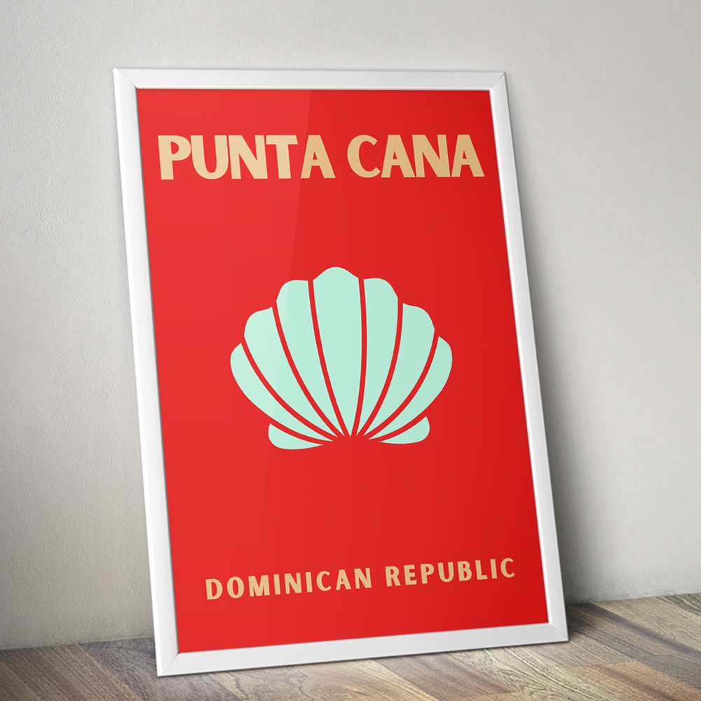 Alternative view of PUNTA CANA VIBRANT TRAVEL POSTER