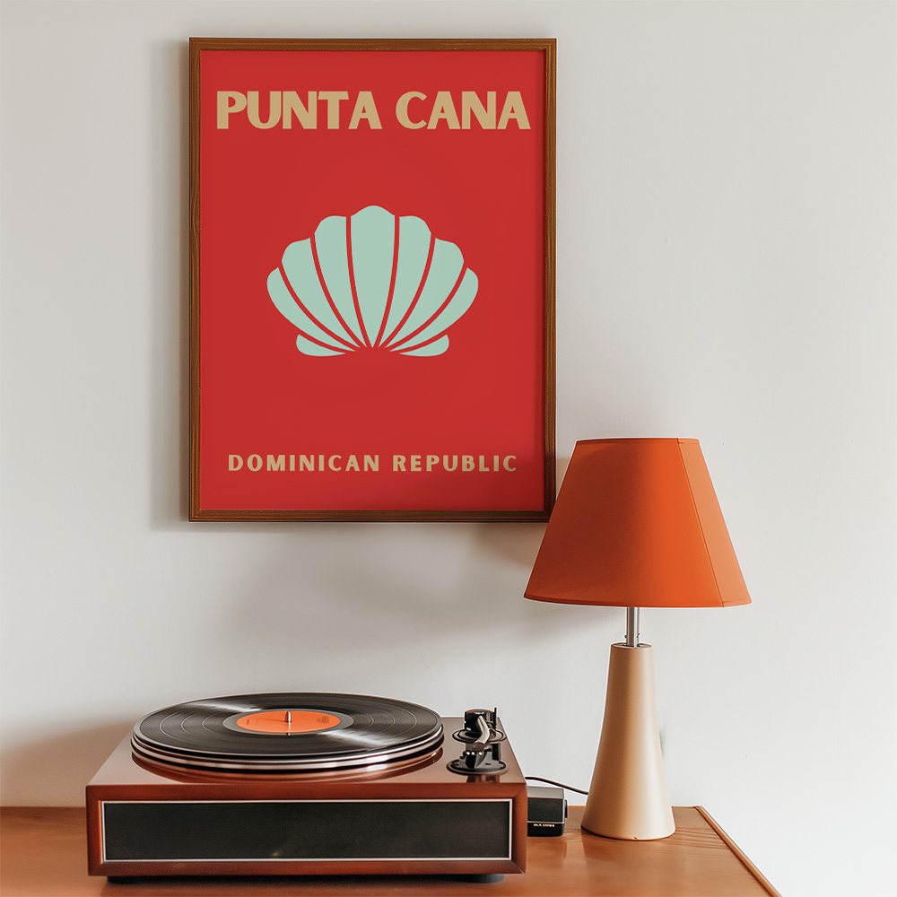 PUNTA CANA VIBRANT TRAVEL POSTER