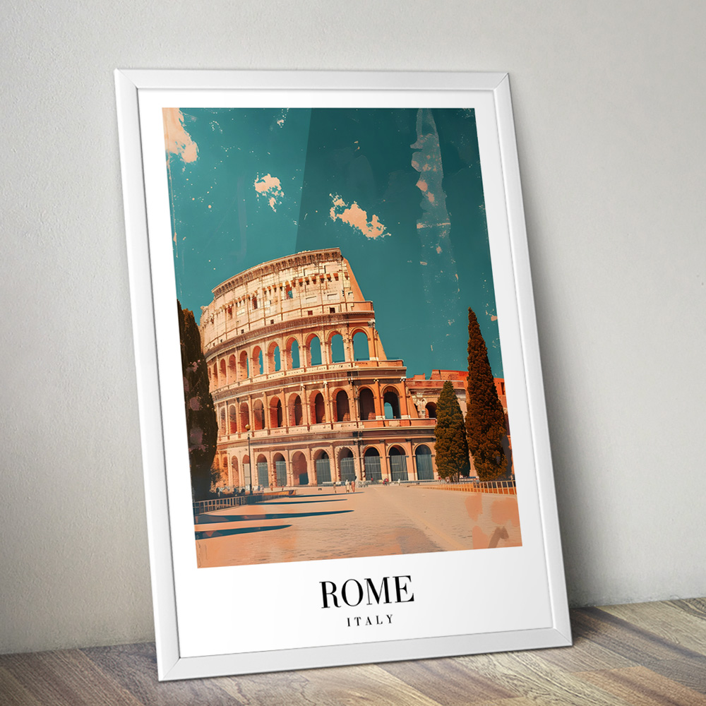 ROME VINTAGE TRAVEL POSTER