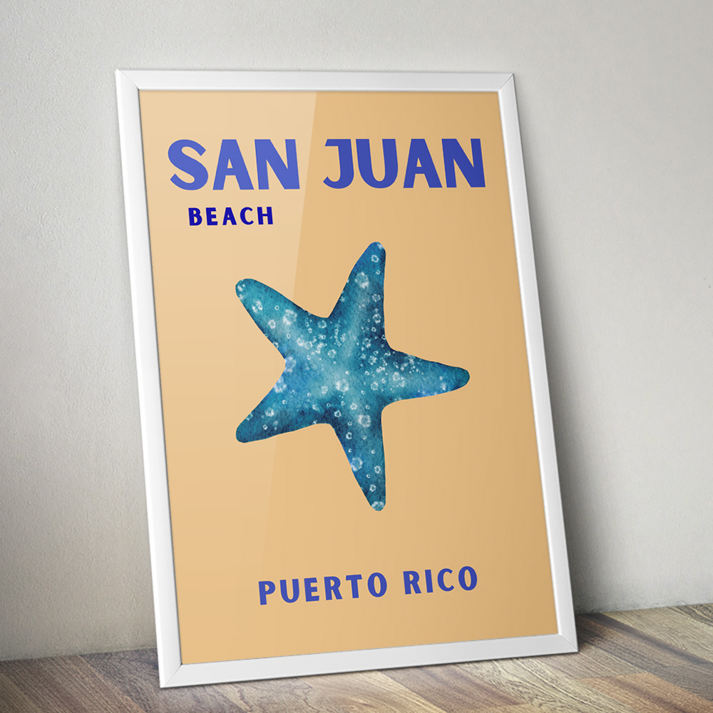Alternative view of SAN JUAN VIBRANT TRAVEL POSTER