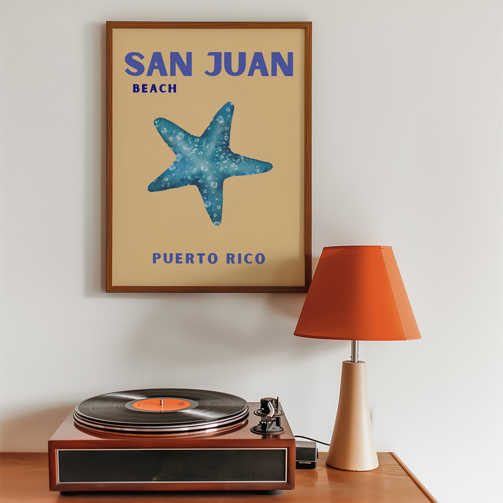 SAN JUAN VIBRANT TRAVEL POSTER