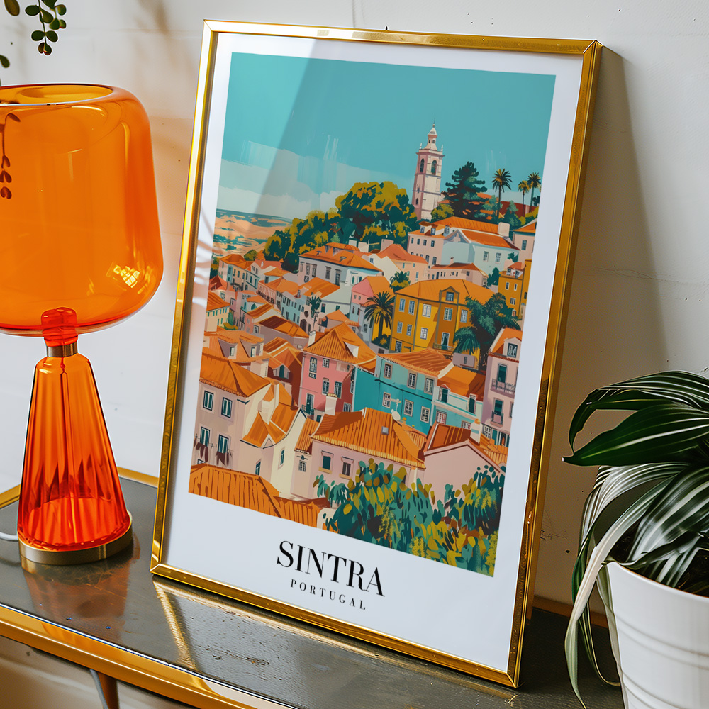 Alternative view of SINTRA VINTAGE TRAVEL POSTER