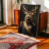 STAG ANIMAL ARISTOCRACY BAROQUE STYLE POSTER