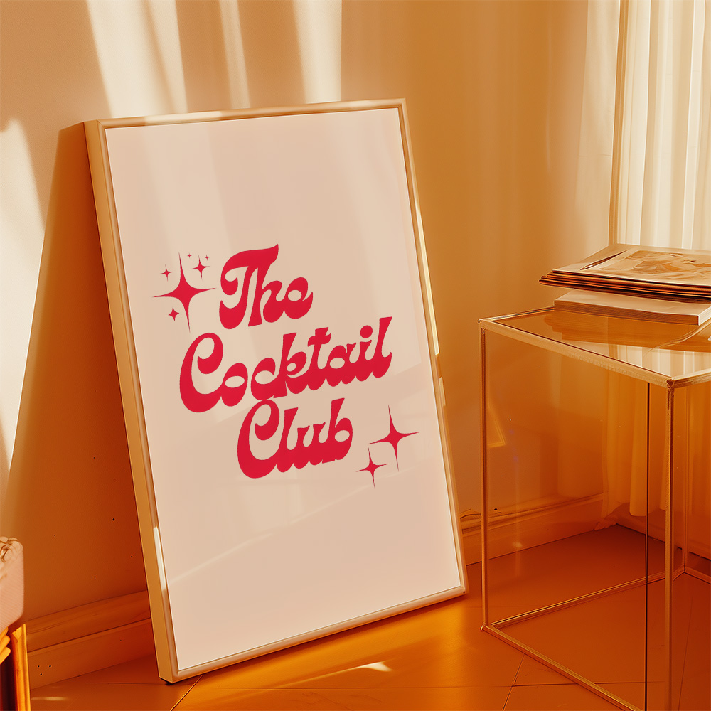 Alternative view of THE COCKTAIL CLUB BAR AND DRINKS POSTER