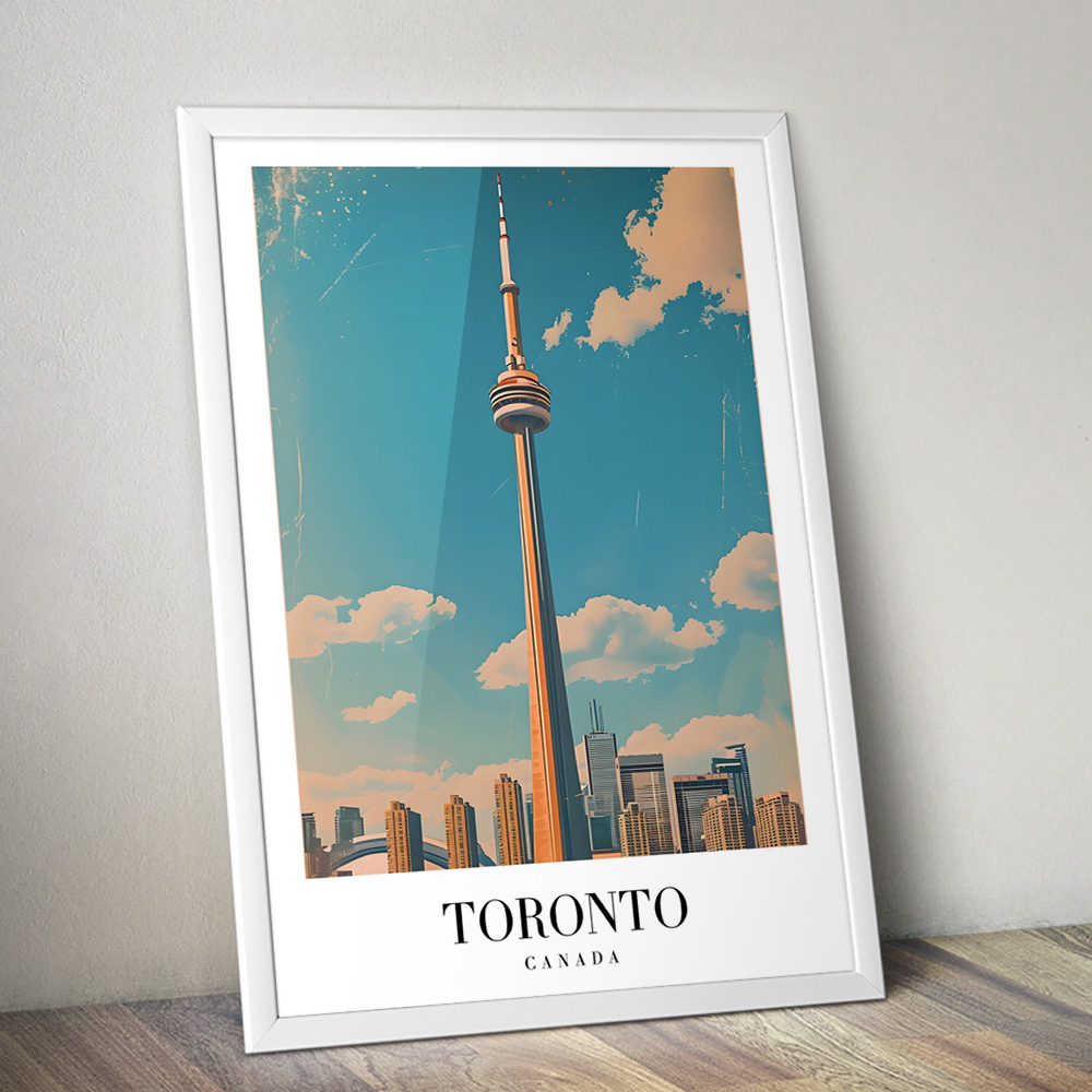 TORONTO VINTAGE TRAVEL POSTER