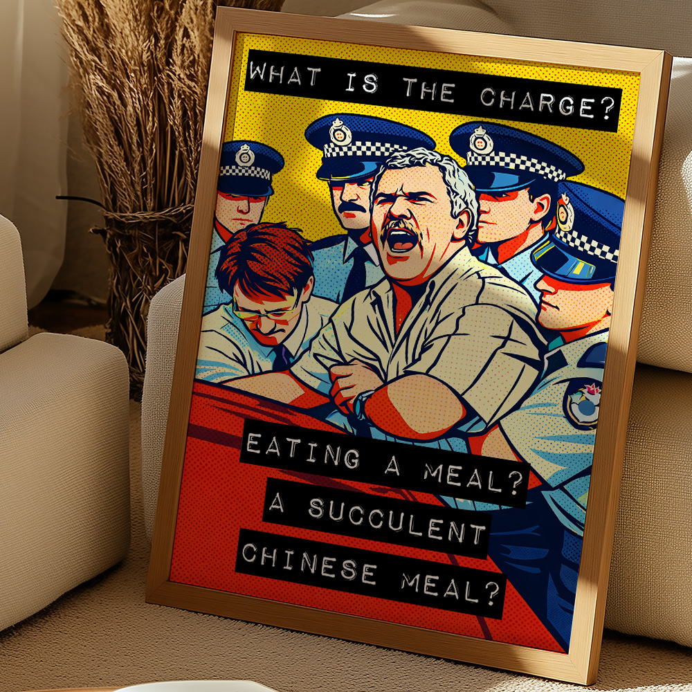 WHAT IS THE CHARGE MAXIMALIST POP ART STYLE POSTER