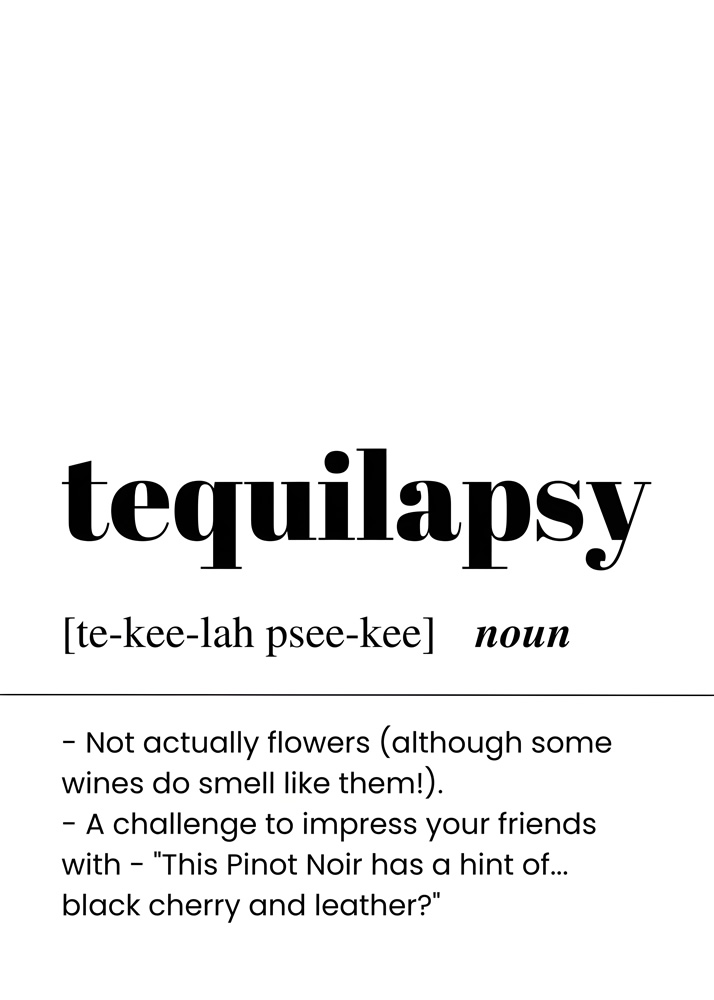 Alternative view of TEQUILAPSY BAR AND DRINKS DICTIONARY POSTER