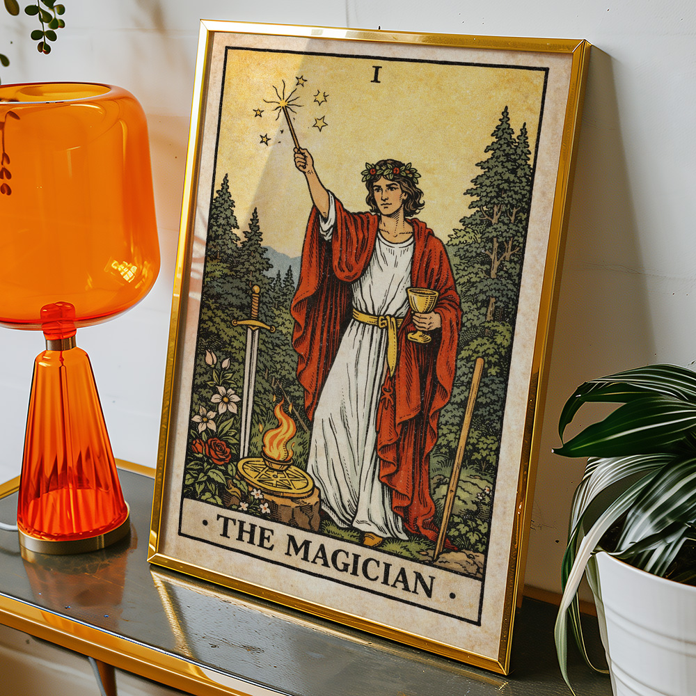 THE MAGICIAN TAROT CARD POSTER