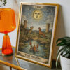 THE MOON TAROT CARD POSTER
