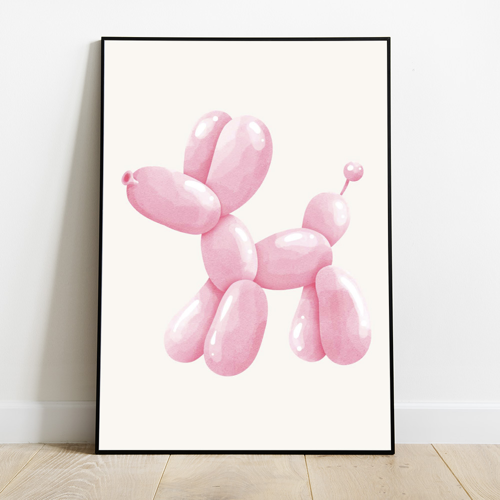 BALLOON DOG BOLD AND MAXIMALIST POSTER