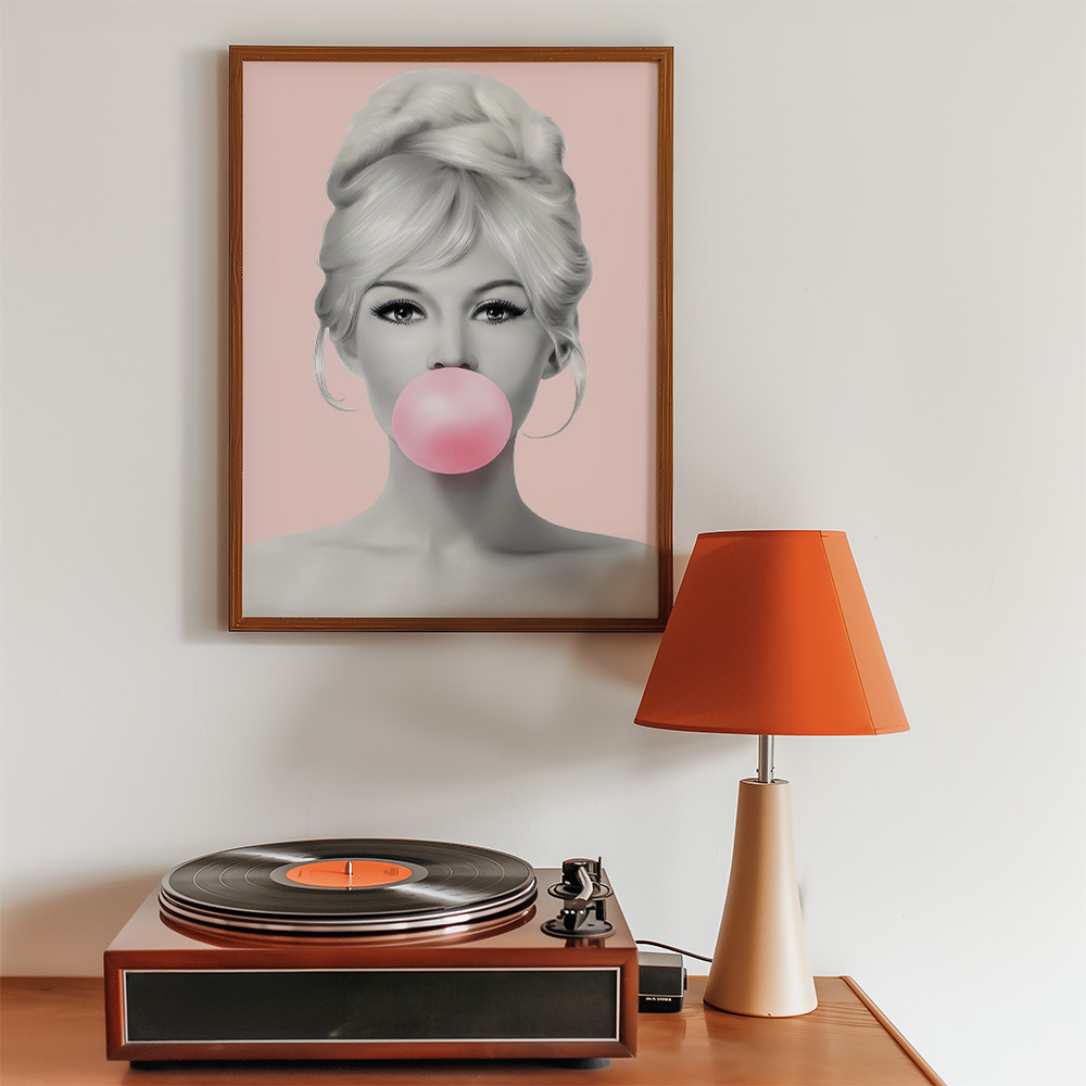 Alternative view of BARDOT BUBBLEGUM BOLD AND MAXIMALIST POSTER