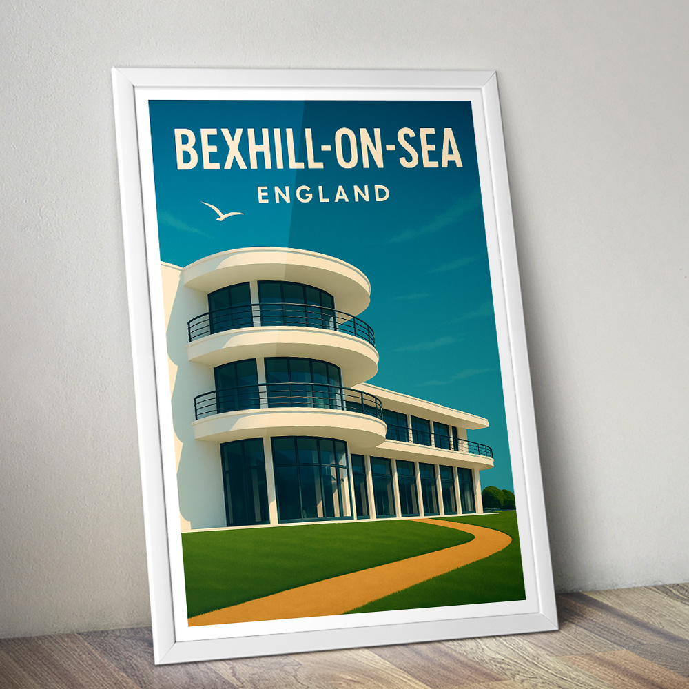 BEXHILL-ON-SEA MINIMALIST TRAVEL POSTER