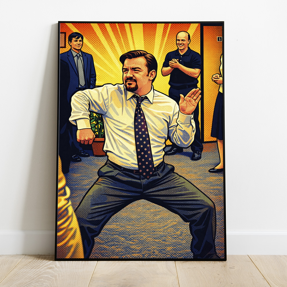 Alternative view of DAVID BRENT DANCE MAXIMALIZST POP ART STYLE POSTER